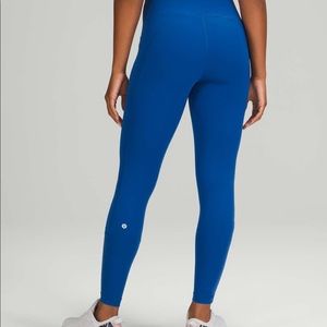 Symphony blue lululemon leggings 25” size 16